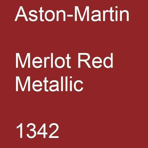 Aston-Martin, Merlot Red Metallic, 1342.